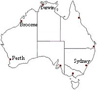 Broome Australia Map
