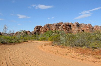 Nearly there... The long way into the Bungles