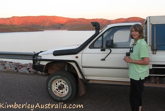 Standing on the Argyle Dam